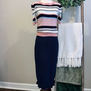 👗 Max Studio Knit MIDI Pencil Skirt